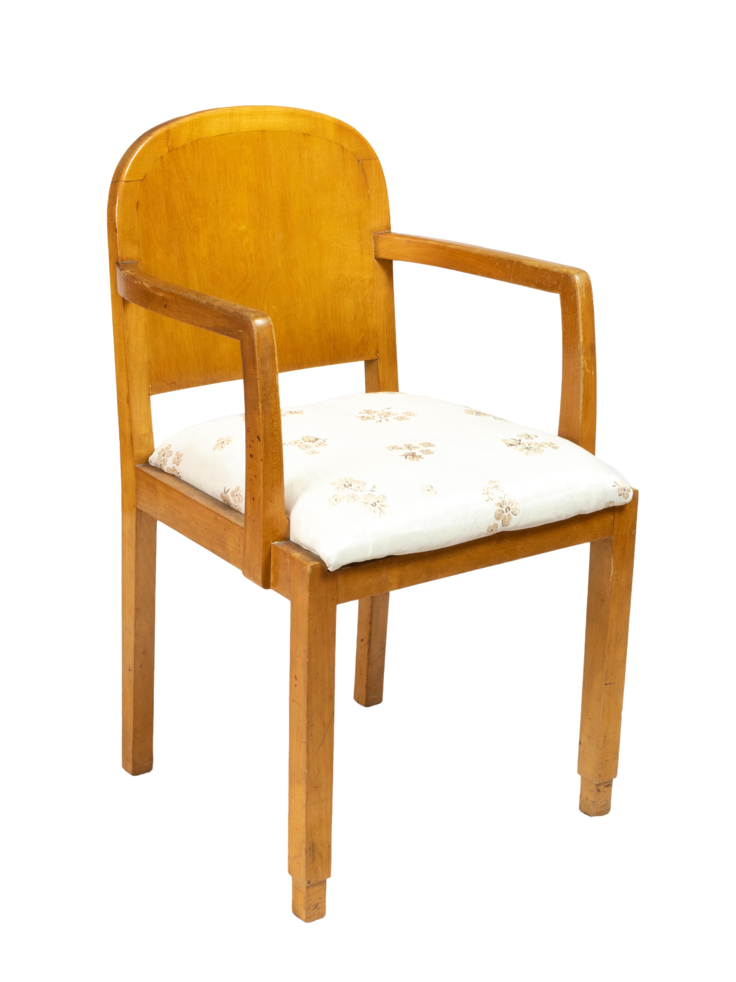 Sillón Art Decó de Armazens Nascimento, Portugal, años 40 en Bueno estado para la venta en Lisbon, PT