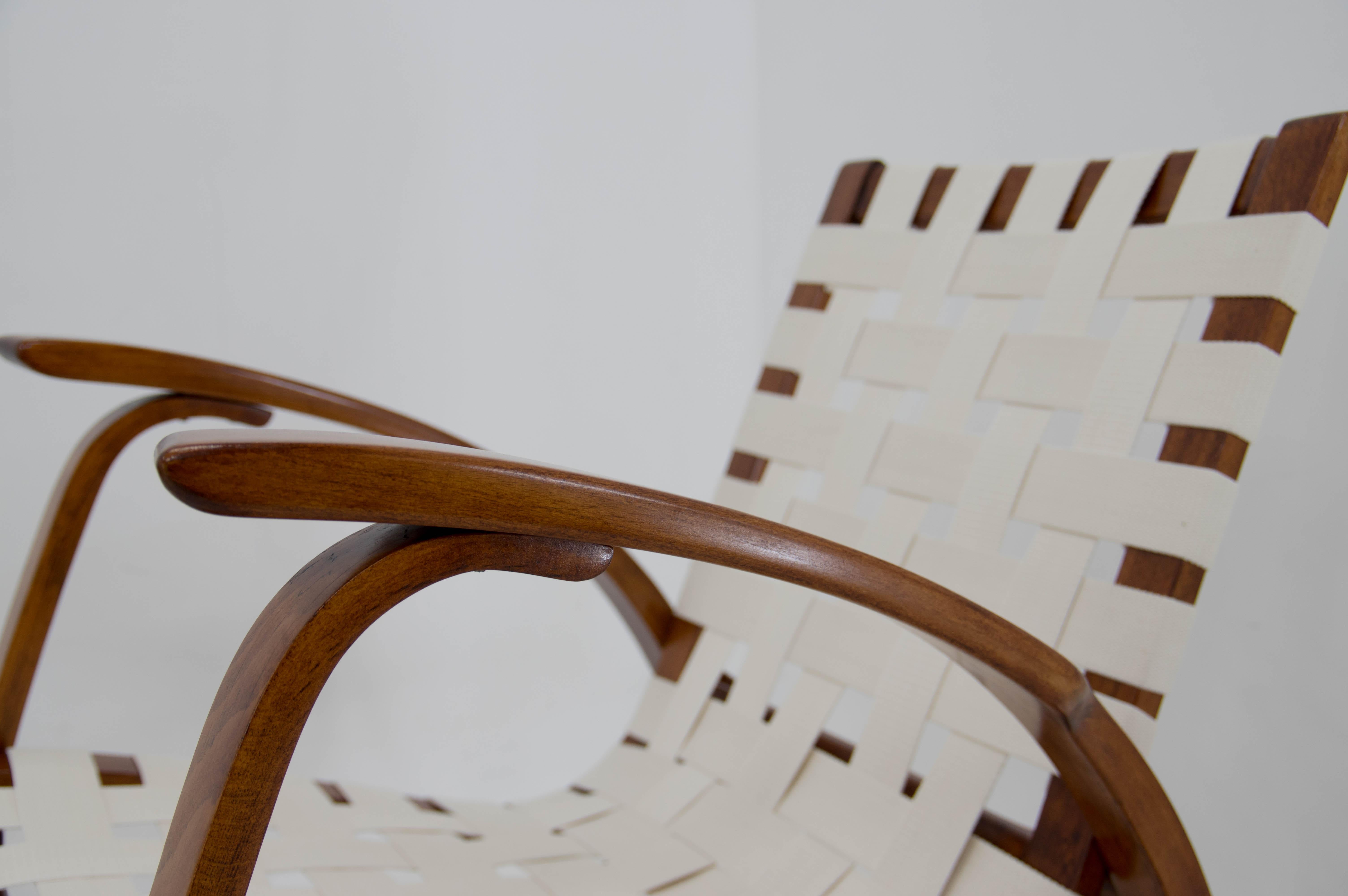 Art Deco Armchair by Jan Vanek, 1930s, More Items Available 8