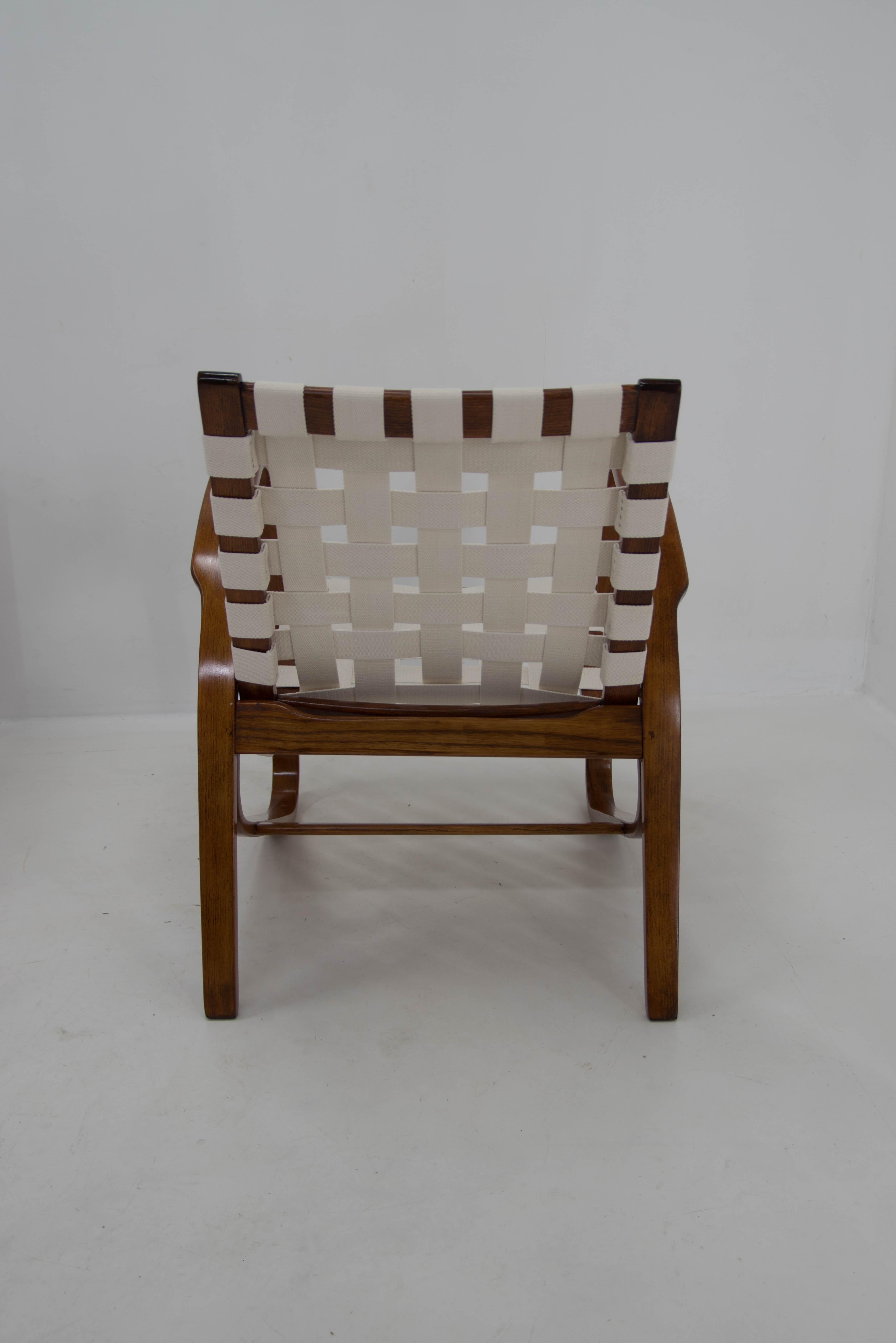 Beech Art Deco Armchair by Jan Vanek, 1930s, More Items Available For Sale