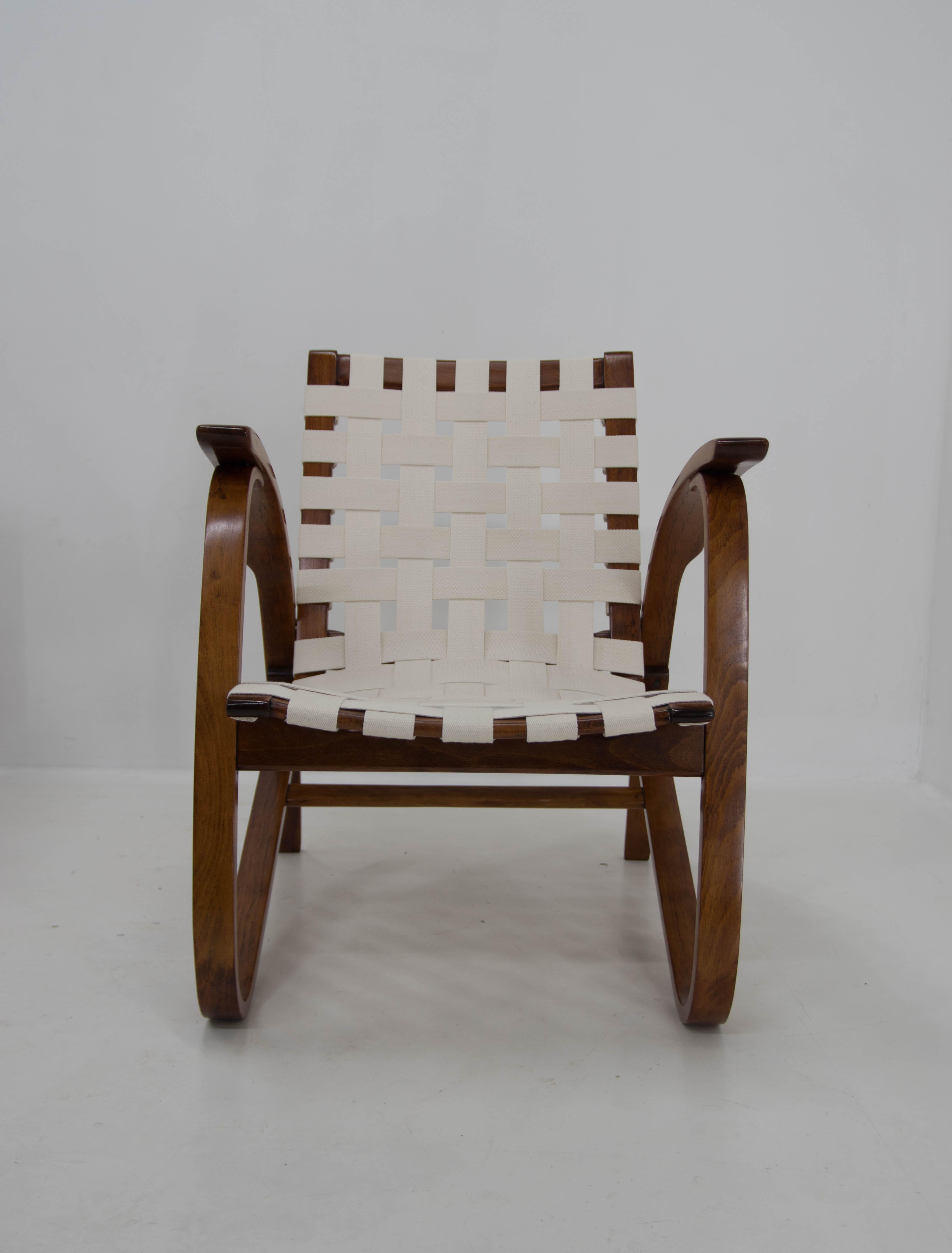 Fauteuil Art déco de Jan Vanek, années 1930, plus d'articles disponibles en vente 2