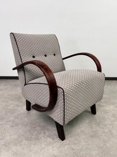 Art deco armchair by Jindřich Halabala for UP Závody