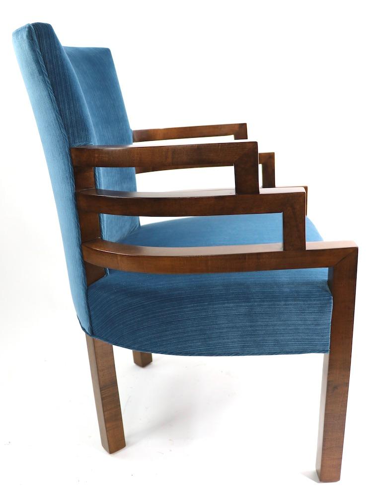 Art Deco Armchair by Kem Weber In Excellent Condition For Sale In New York, NY
