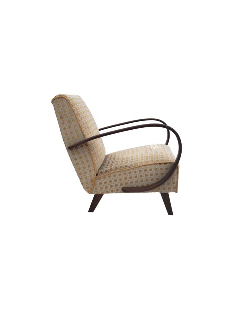 Tchèque Art Deco armchair, designed by J. Halabala, 1930s, Czechoslovakia. en vente