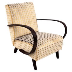 Art Deco armchair, designed by J. Halabala, 1930s, Czechoslovakia.
