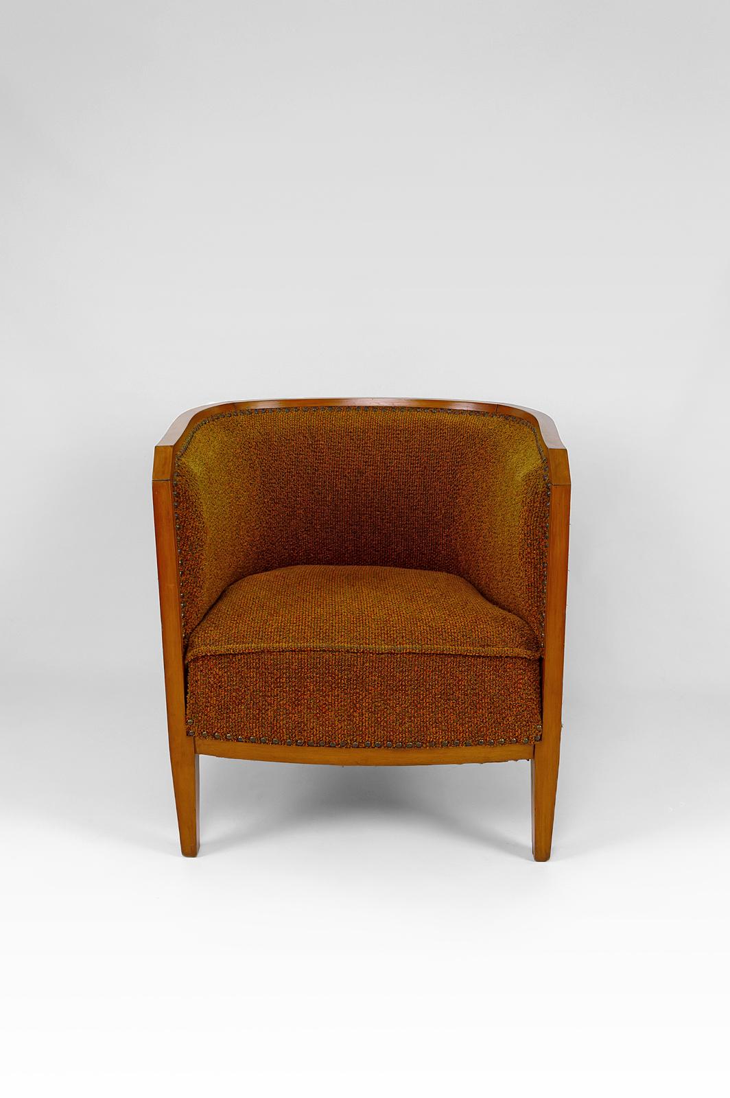 French Art Deco armchair, France, circa 1925 For Sale