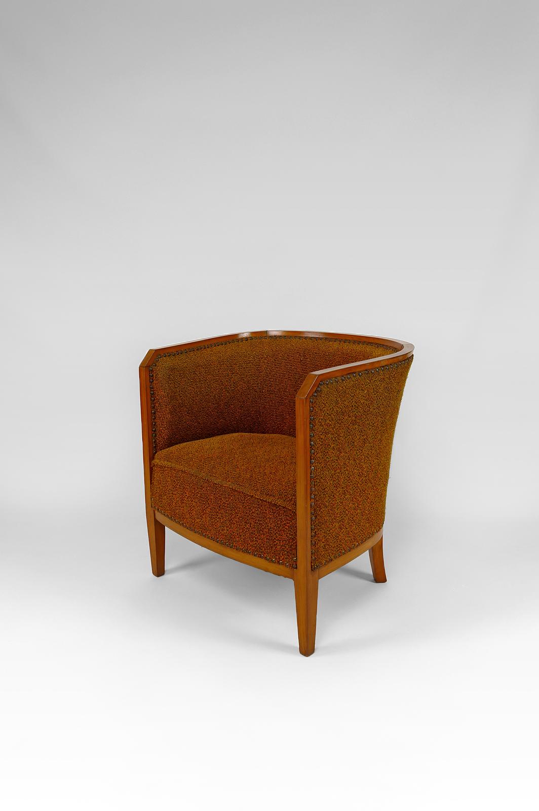 Art Deco armchair, France, circa 1925 In Good Condition For Sale In VÉZELAY, FR