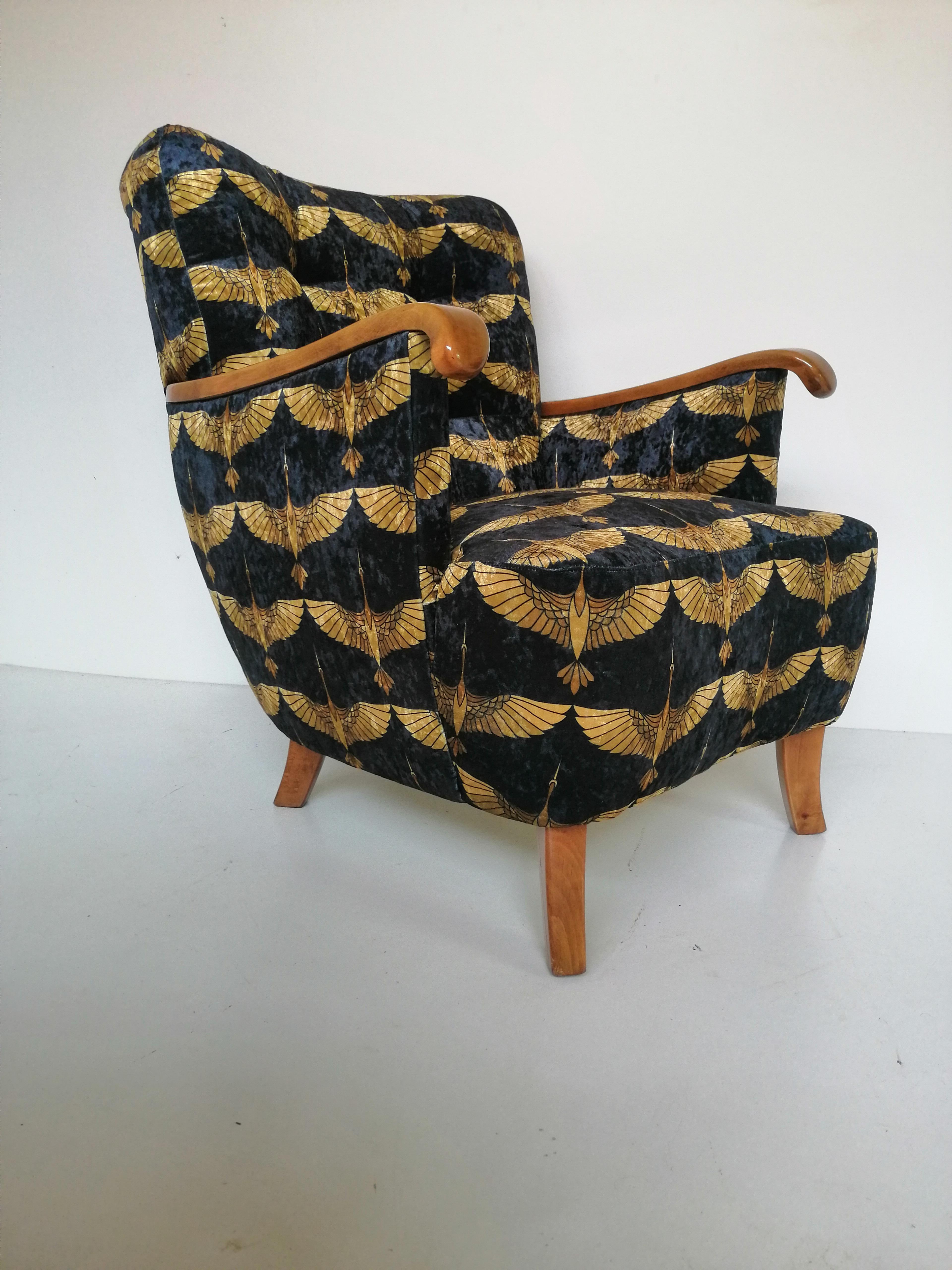 Art-déco-Sessel aus dem Jahr 1930 im Angebot 3