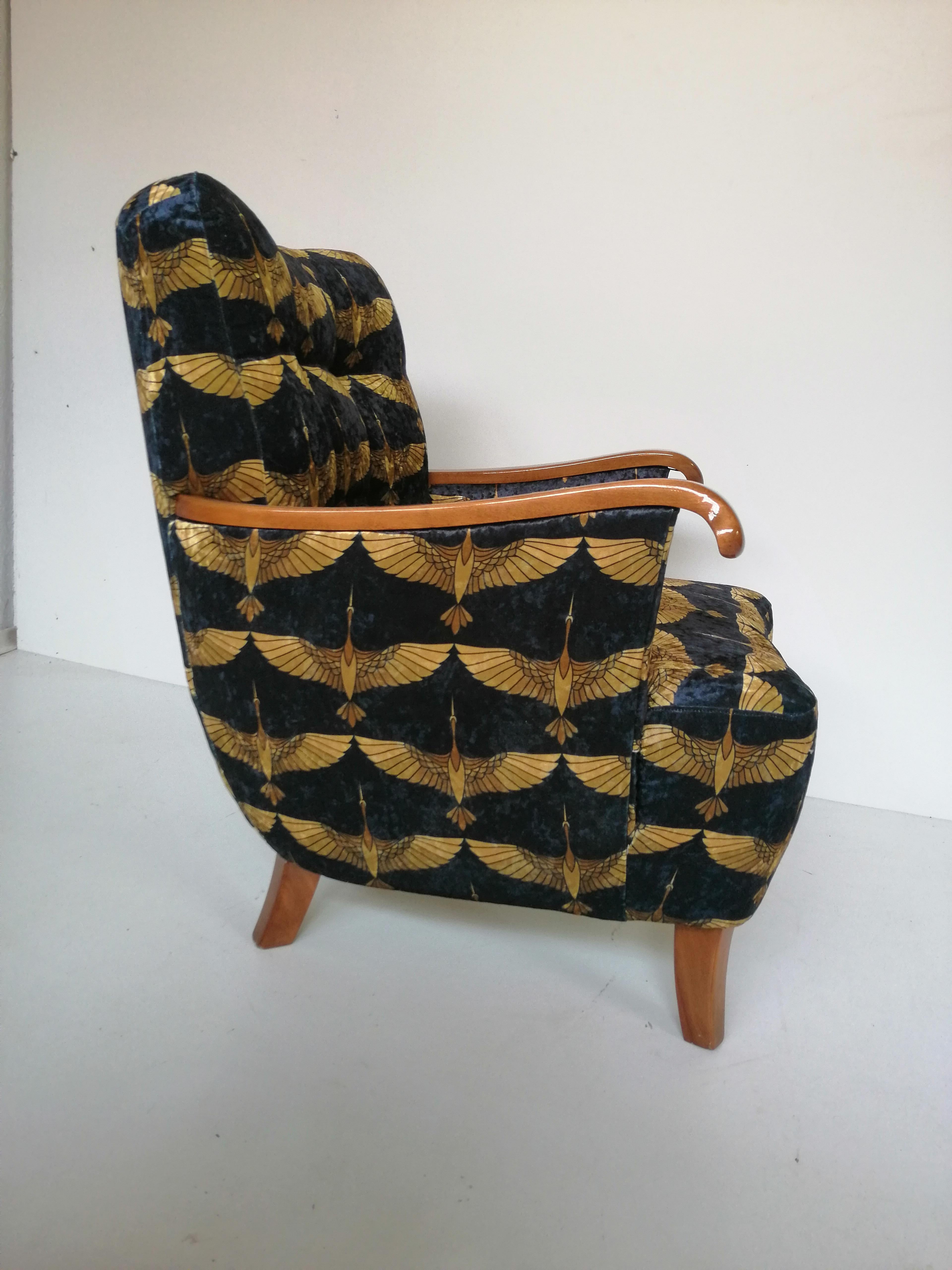Art Deco Armchair . For Sale 5