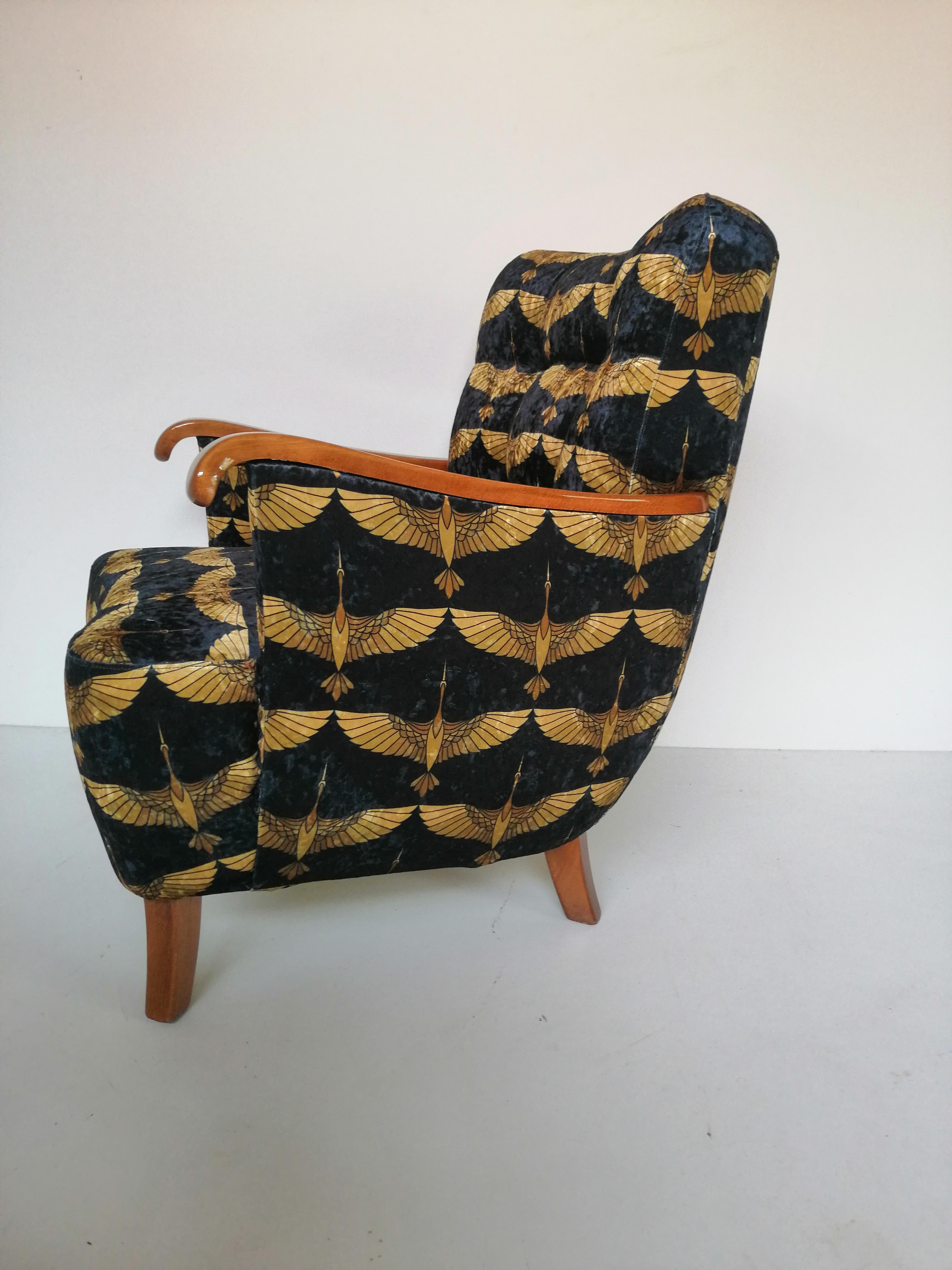 Art Deco Armchair . For Sale 6