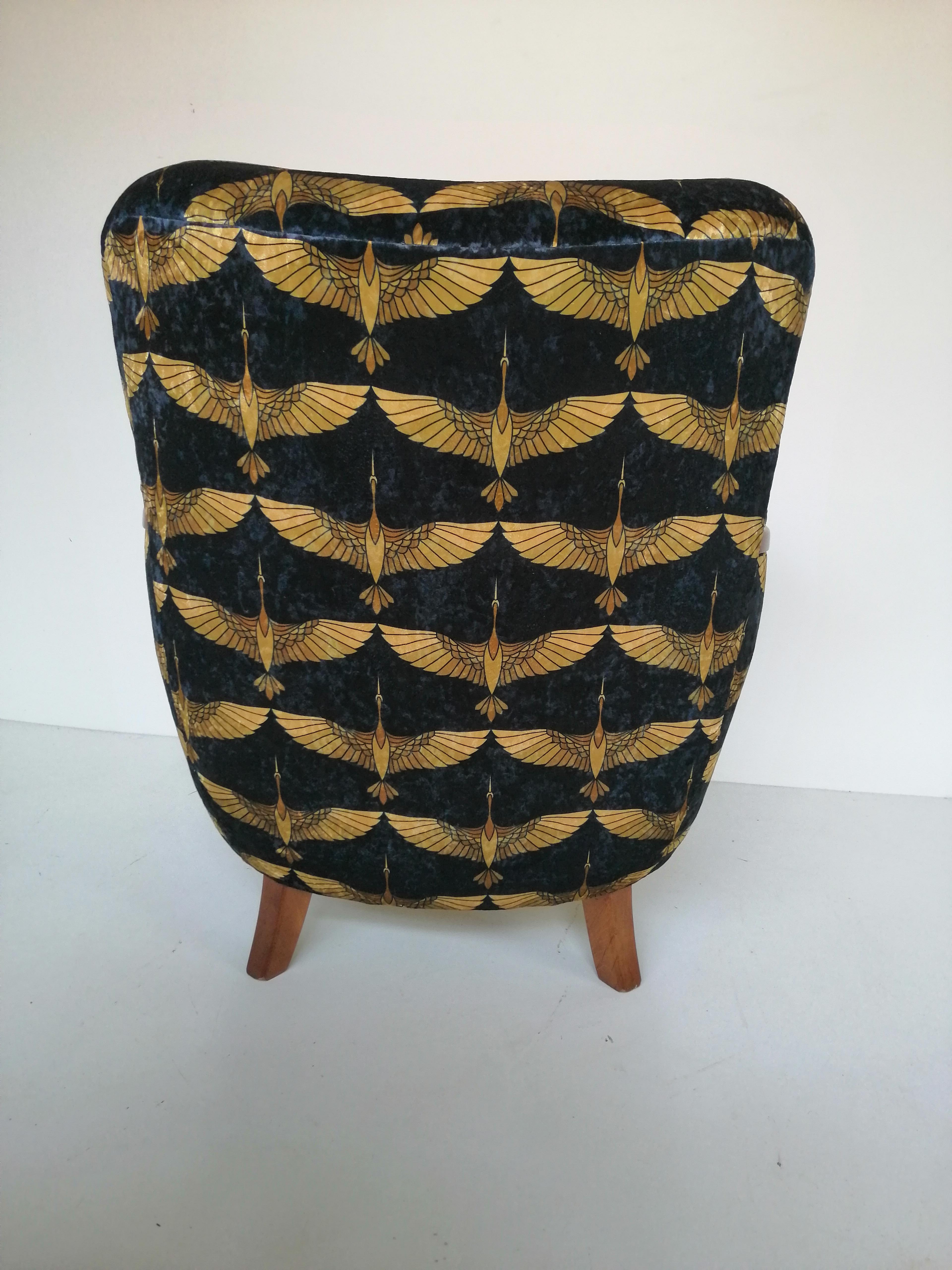 Early 20th Century Art Deco Armchair . For Sale