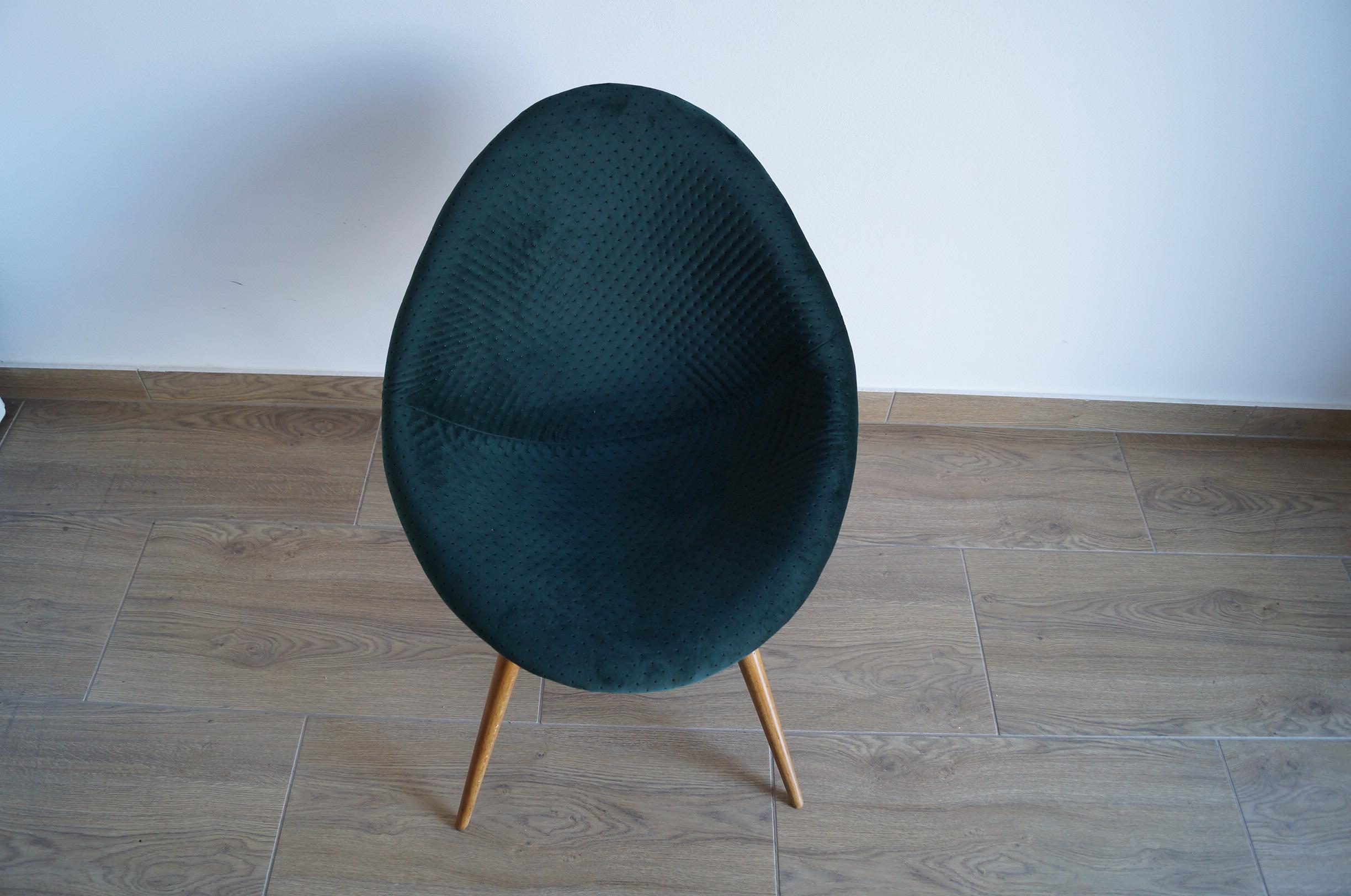 Art Deco Armchair Shell from 1950 For Sale 6