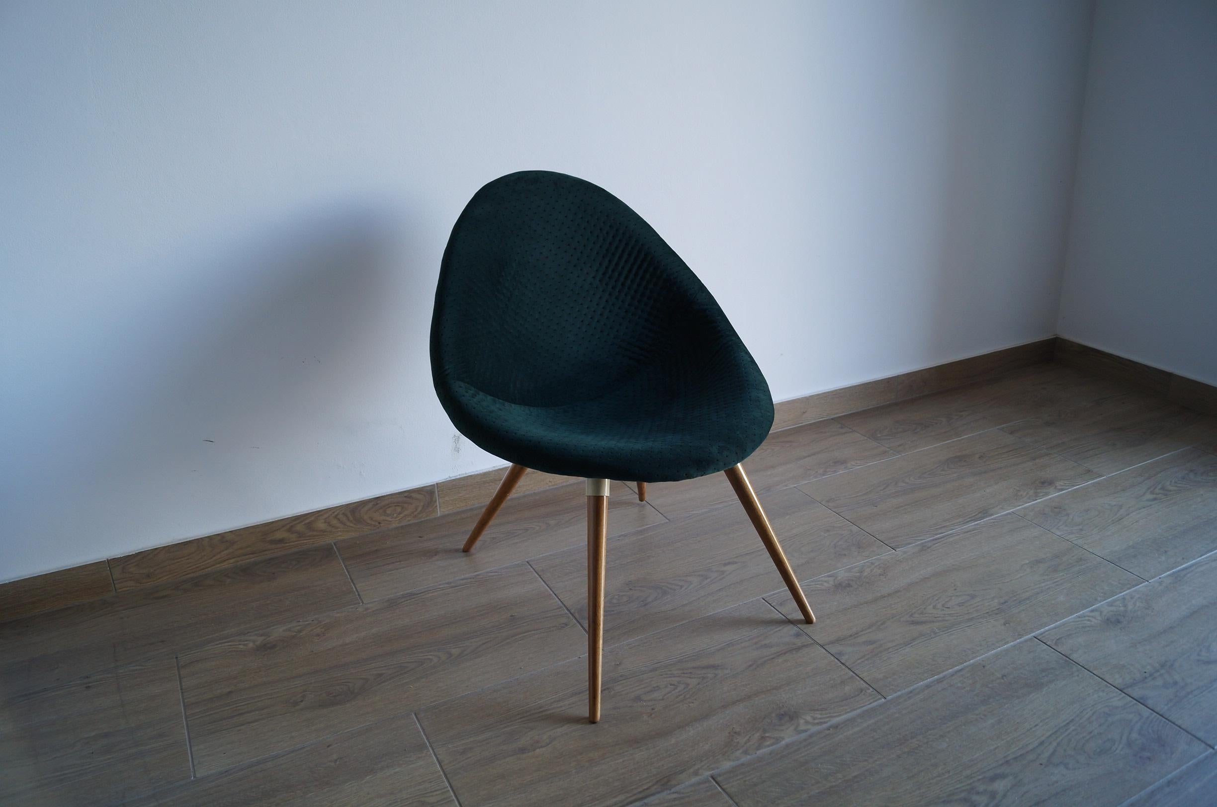 Mid-20th Century Art Deco Armchair Shell from 1950 For Sale