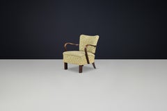 Art Deco Armchair H-237 by Jindřich Halabala – Original Upholstery, 1930s CZ