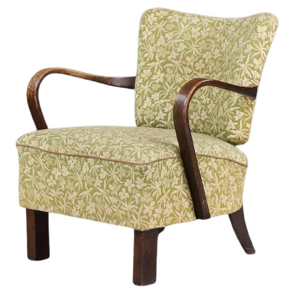 Sillón Art Déco H-237 de Jindřich Halabala - Tapicería original, años 30 CZ en venta