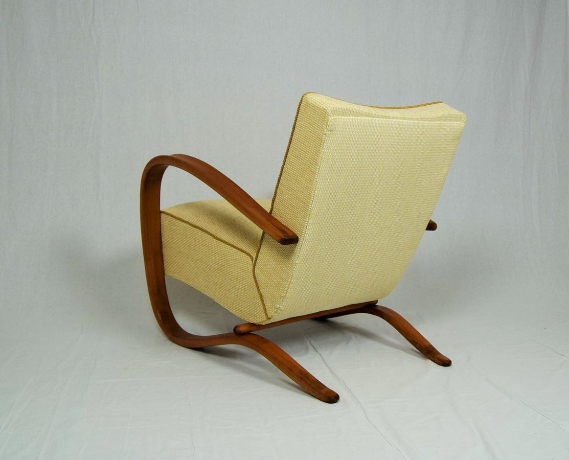 Upholstery Art Deco Armchair H - 269, Jindrich Halabala, 1930s