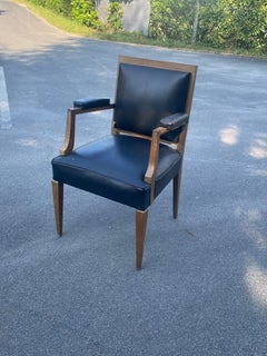 Art Deco Armchair in Walnut in the Style of Andre Arbus, circa 1940