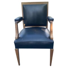 Vintage Art Deco Armchair in Walnut in the Style of Andre Arbus, circa 1940