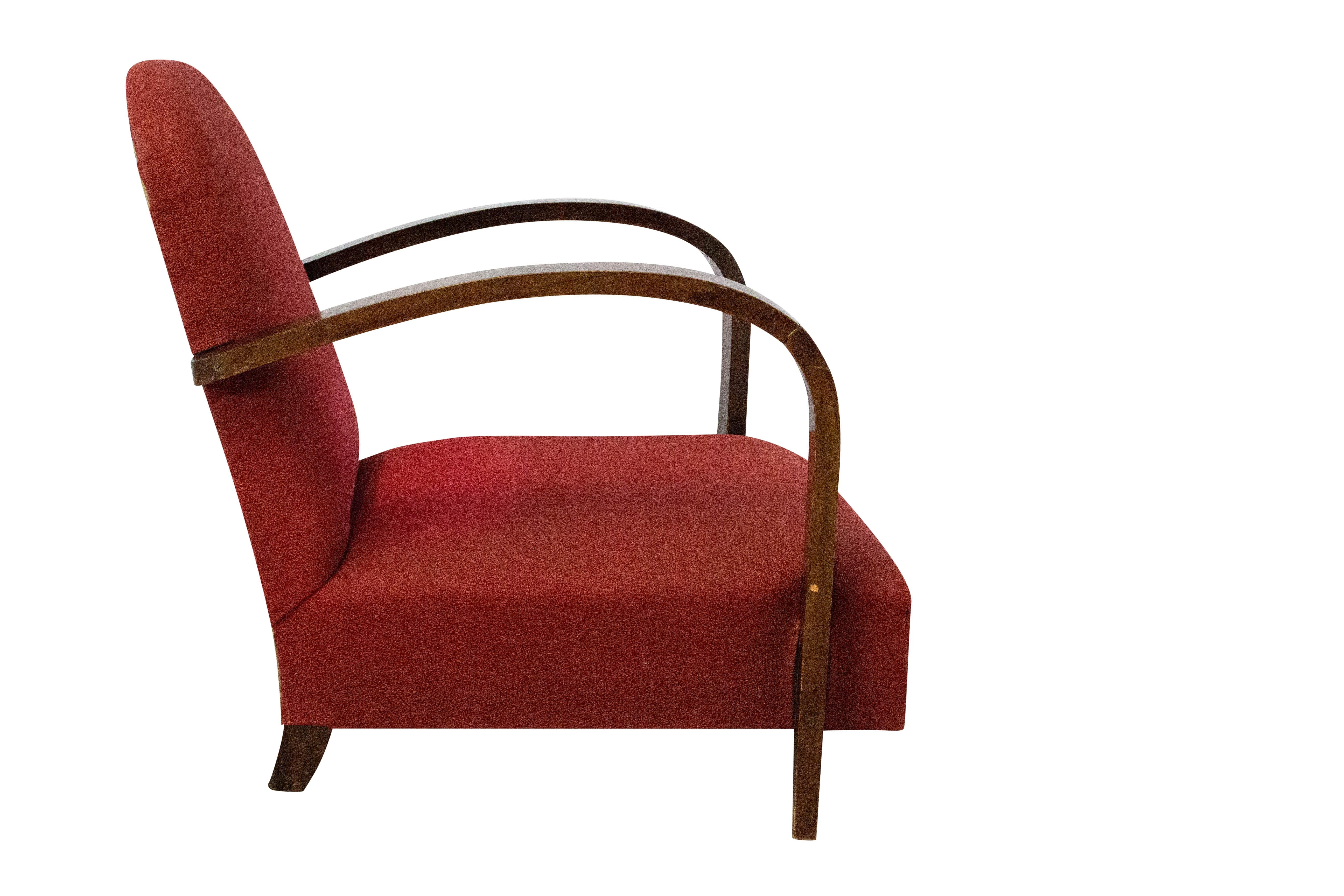 Art Deco Armchair Upholstered to Recover, French, circa 1930 For Sale at 1stDibs 1930 armchair