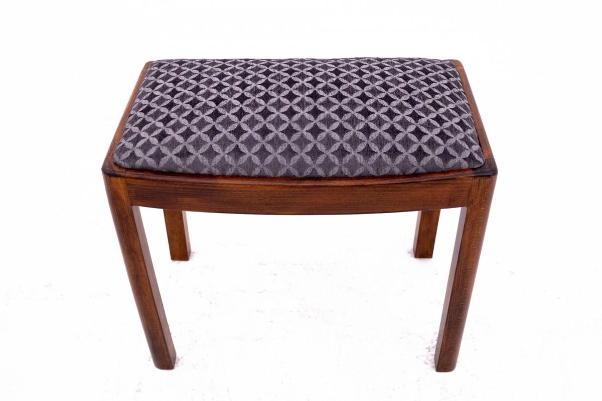 Sillón Art Decó con respaldo y reposapiés regulables, Polonia, años 30. en Bueno estado para la venta en Chorzów, PL