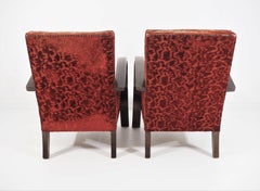 Art Deco Armchairs, 1940s, Set of 2