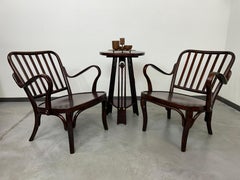 Art deco armchairs A752F by Josef Frank for Thonet Mundus