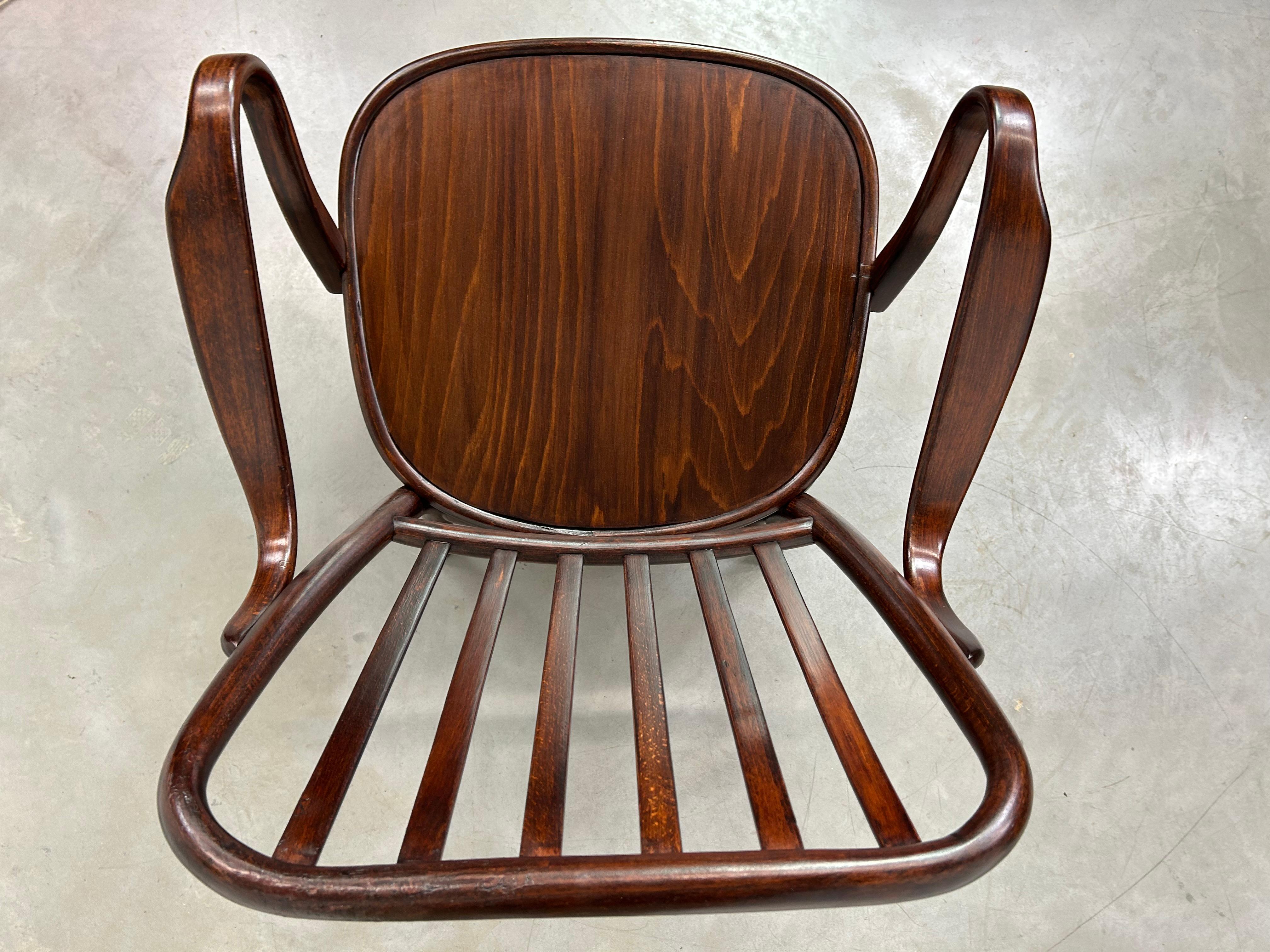 Metà XX secolo Poltrone Art déco A752F di Josef Frank per Thonet-Mundus in vendita