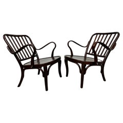 Art deco armchairs A752F by Josef Frank for Thonet Mundus