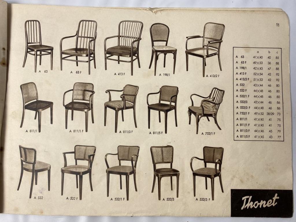 Sillones art déco A752F de Jozef Frank para Thonet en venta 6