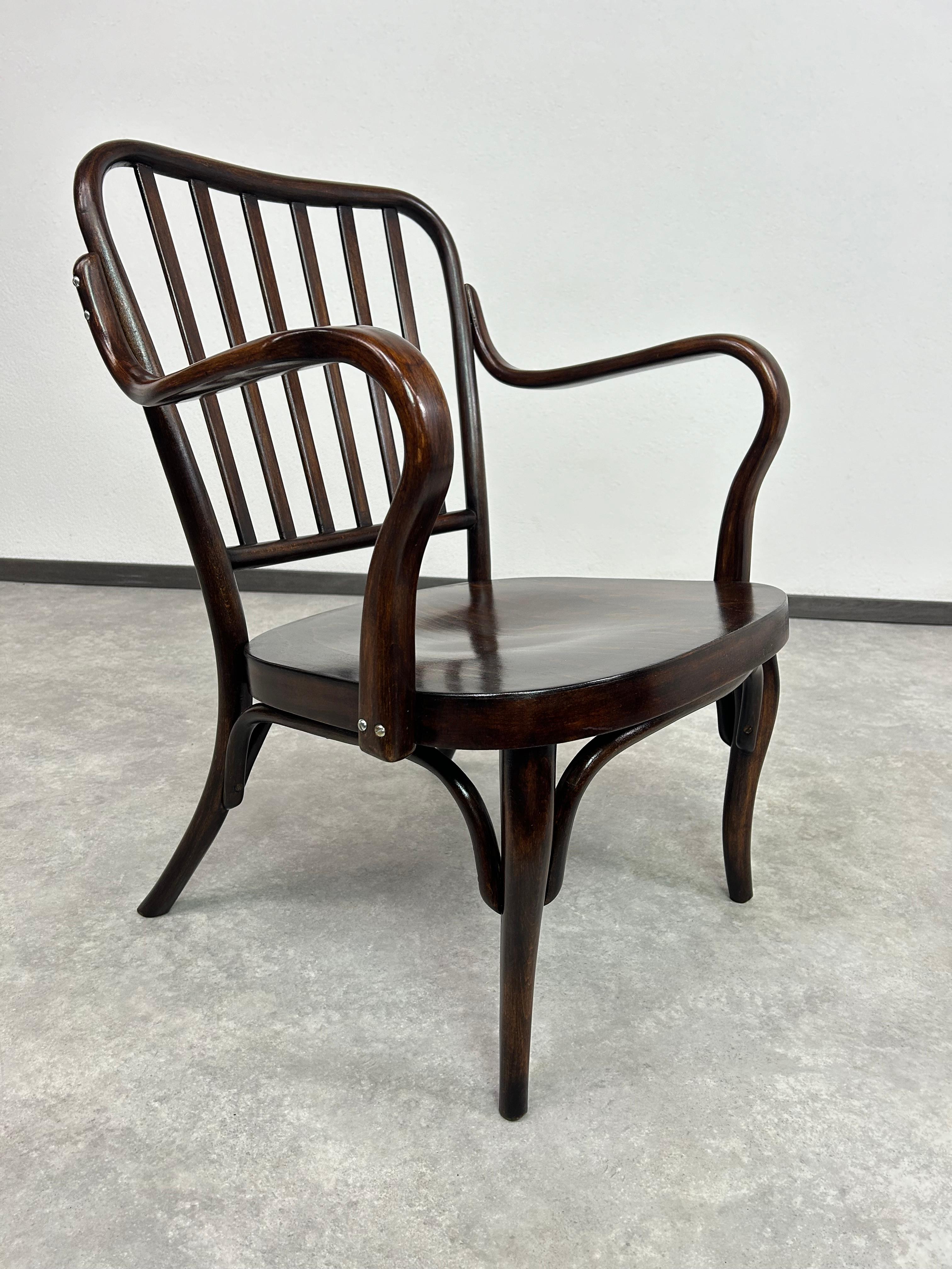 Sillones art déco A752F de Jozef Frank para Thonet Austríaco en venta