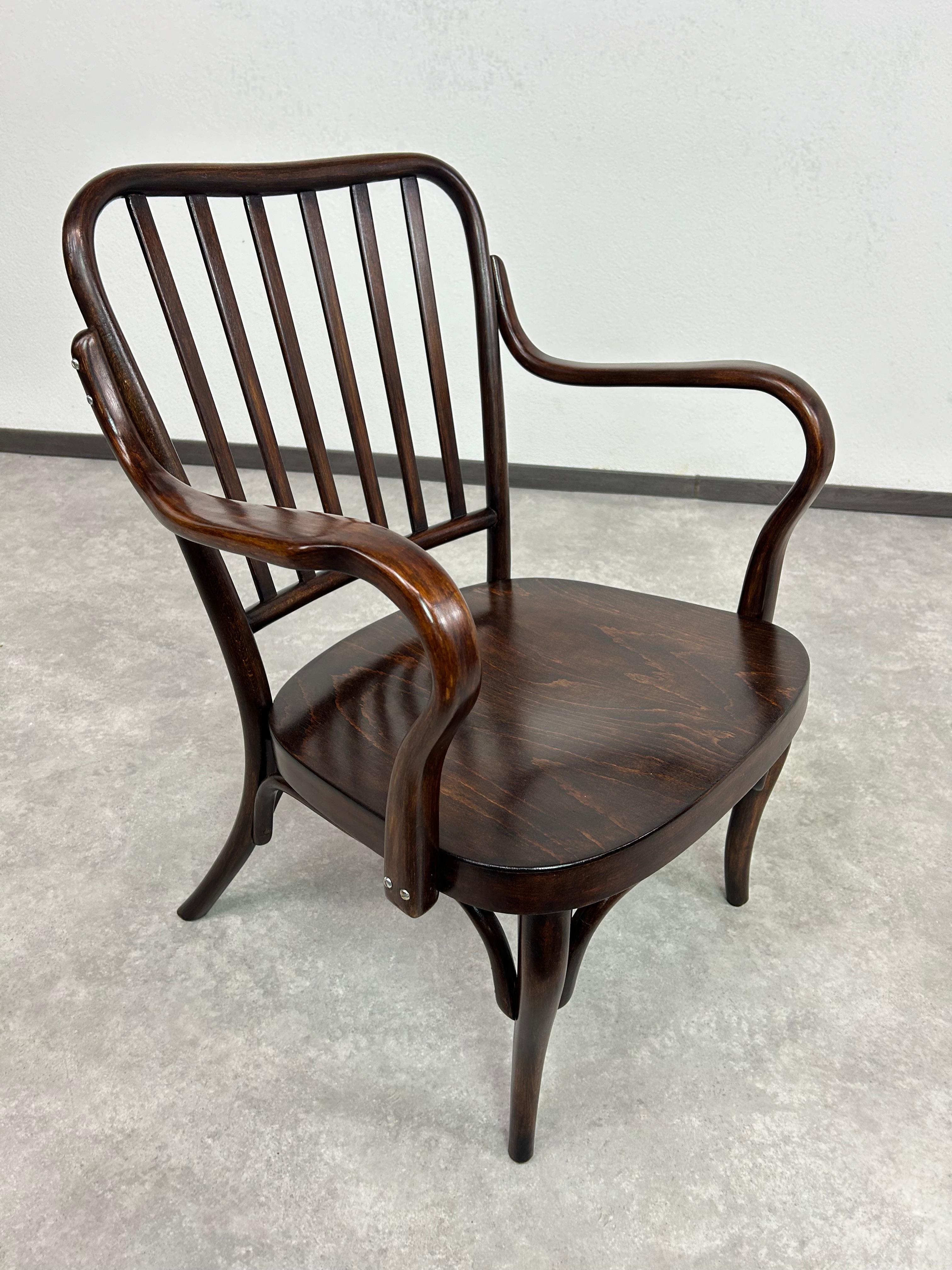 Sillones art déco A752F de Jozef Frank para Thonet en Bueno estado para la venta en Banská Štiavnica, SK