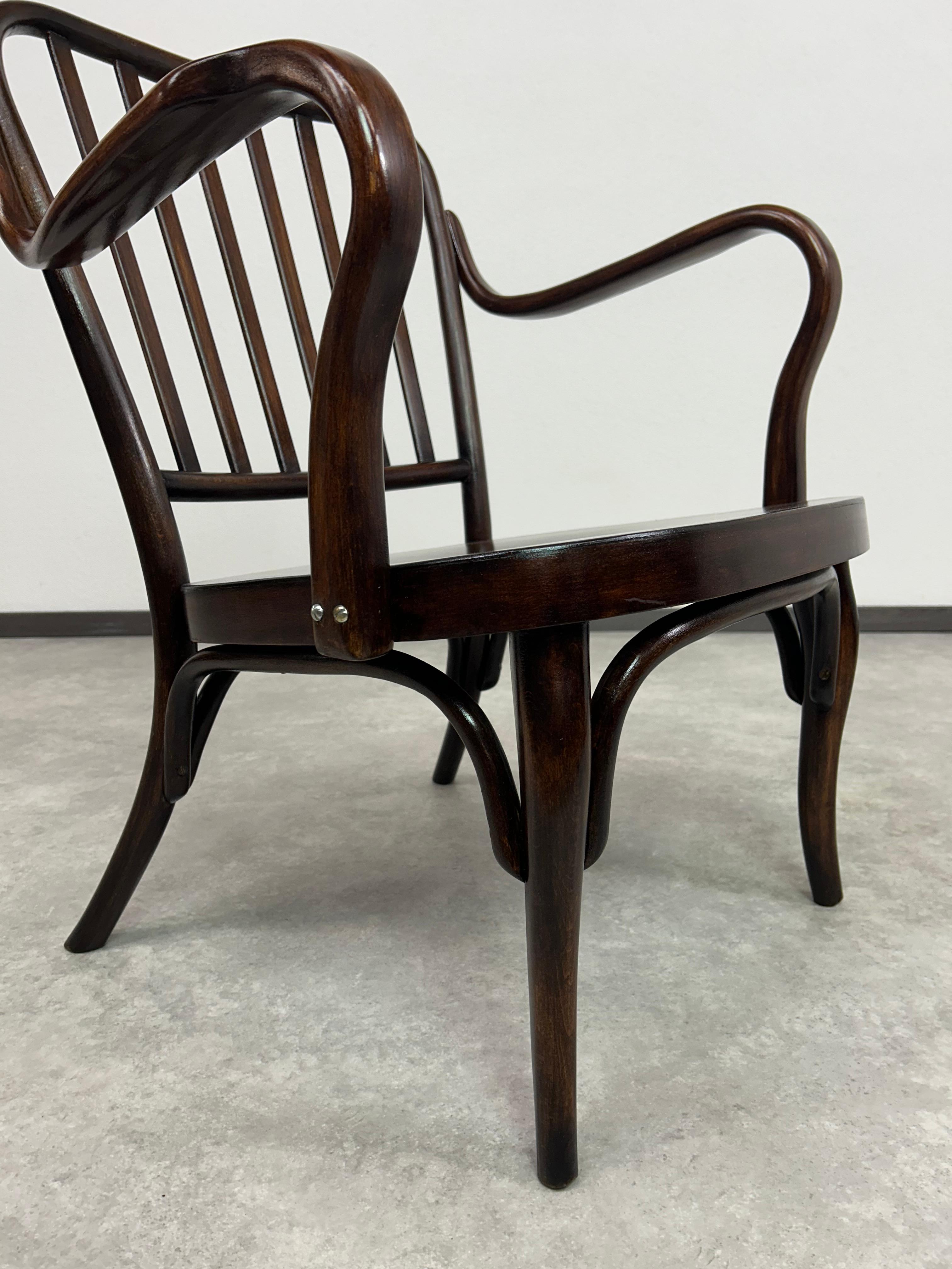 Sillones art déco A752F de Jozef Frank para Thonet Haya en venta