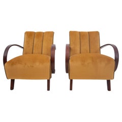 Art Deco armchairs by J. Halabala, Czech Republic, 1930s