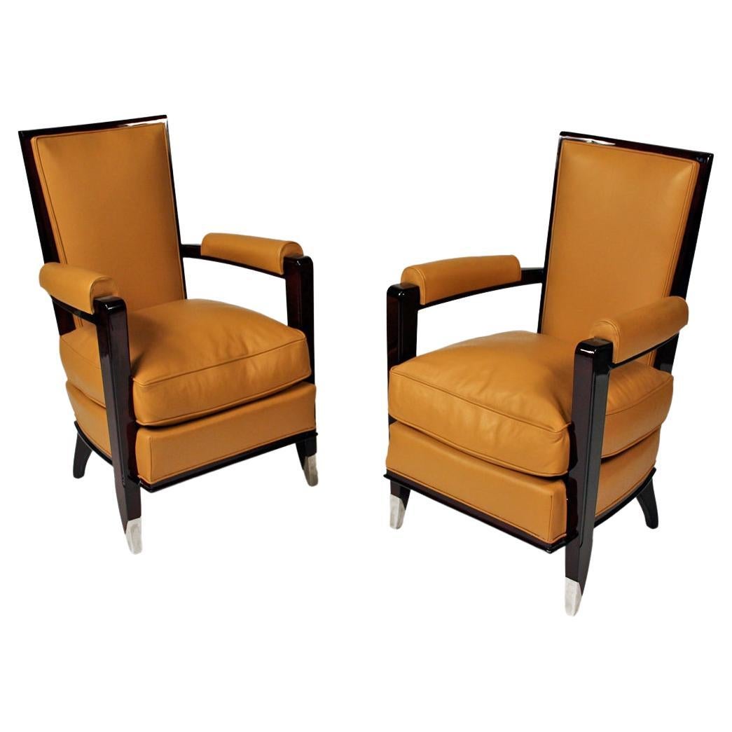 Art Deco Armchairs by Jean Pascaud