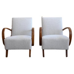 Art Deco Armchairs by Jindrich Halabala