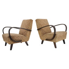 Art Deco Armchairs by Jindrich Halabala, Set of Two, 1940s