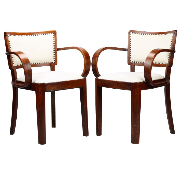Art Deco Armchairs, circa 1930 For Sale at 1stDibs