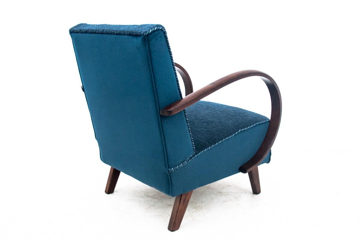 Art Deco armchairs, designed by J. Halabala, 1930s, Czechoslovakia.  For Sale 9