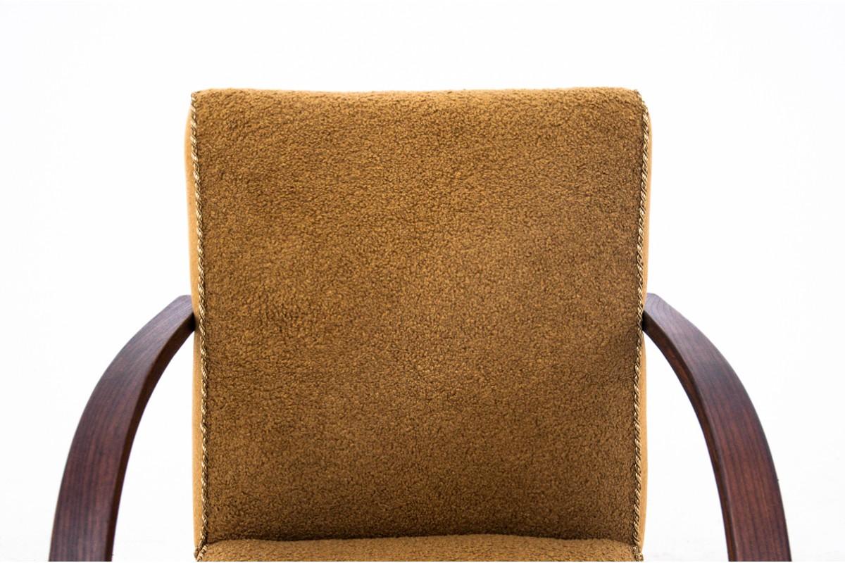 Velours Fauteuils Art déco, conçus par J. Halabala, République tchèque, années 1930 en vente