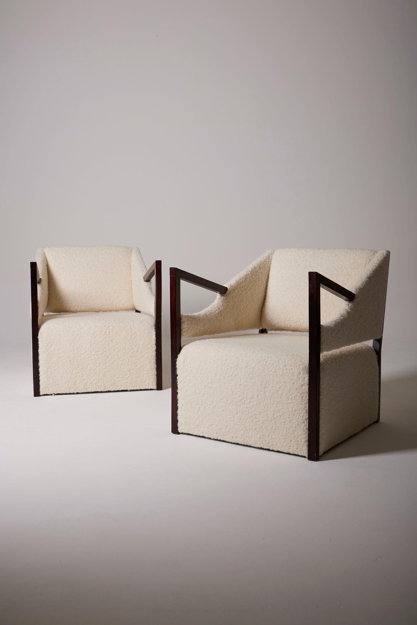 Art Deco armchairs For Sale 7