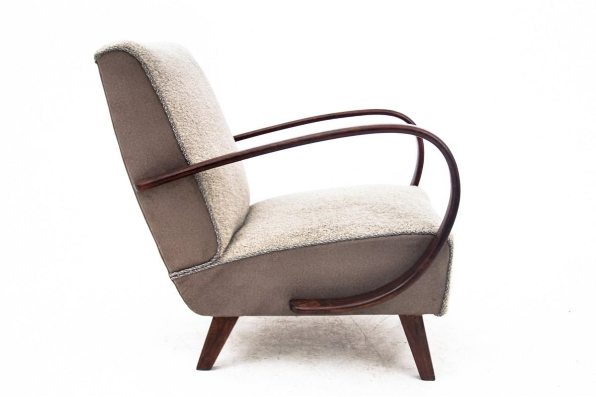 Fauteuils Art Déco H-227, Tchécoslovaquie, années 1930 Projet de J. Halabala. en vente 4