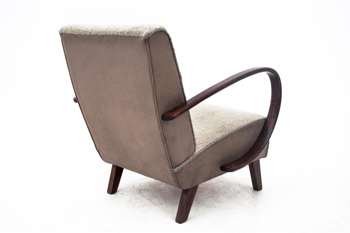 Fauteuils Art Déco H-227, Tchécoslovaquie, années 1930 Projet de J. Halabala. en vente 5