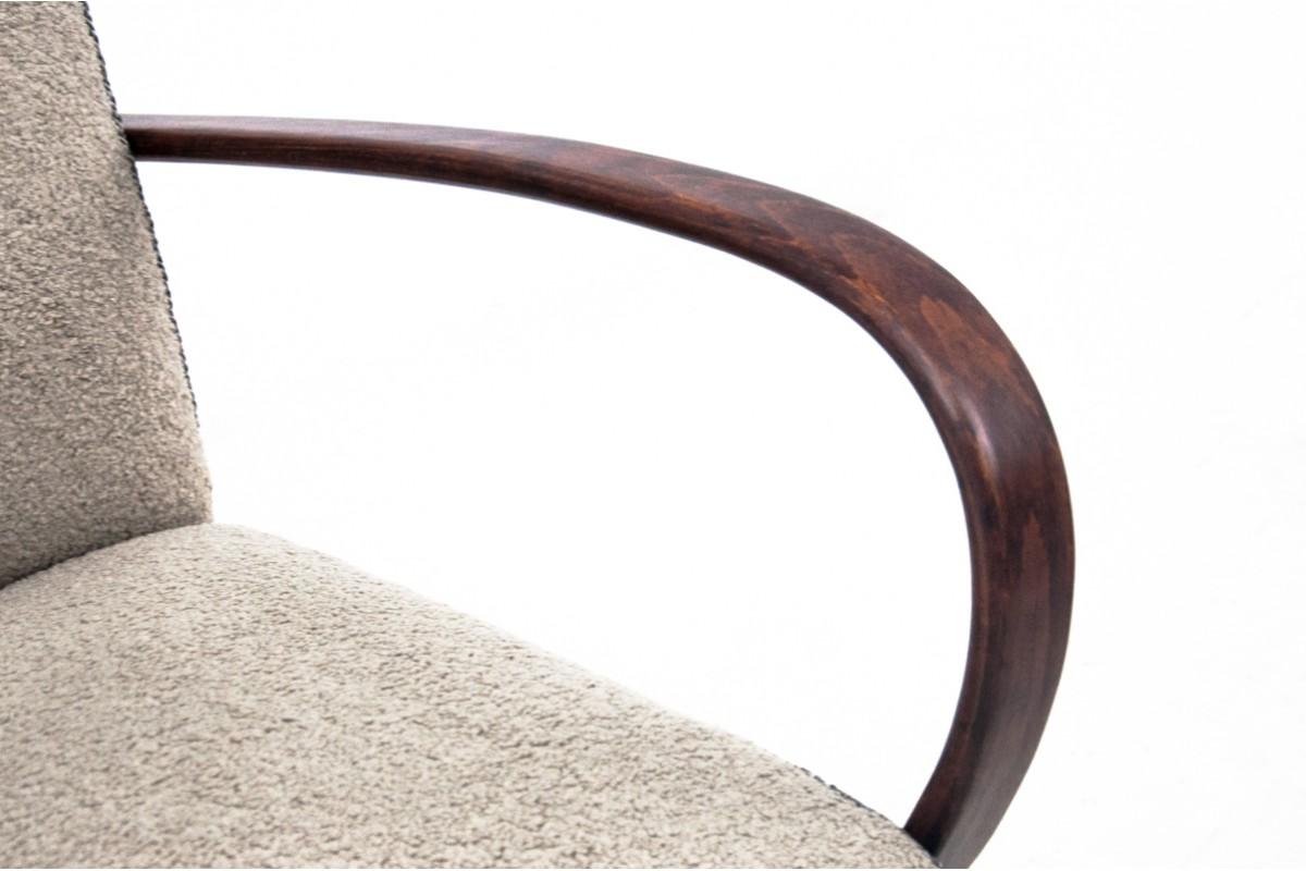 Fauteuils Art Déco H-227, Tchécoslovaquie, années 1930 Projet de J. Halabala. en vente 1