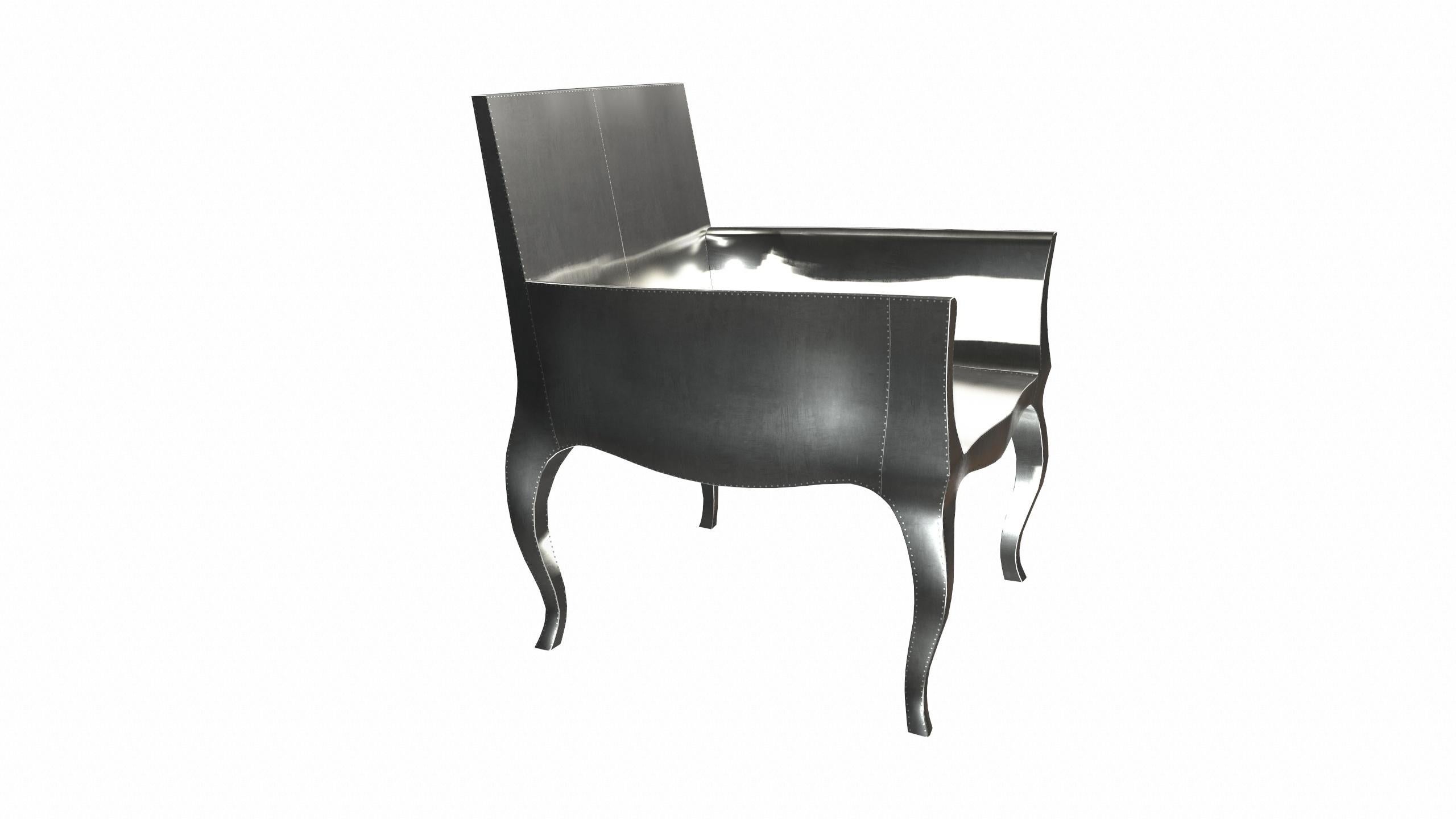 Art déco-Sessel aus glatter weißer Bronze von Paul Mathieu für S. Odegard im Angebot 7