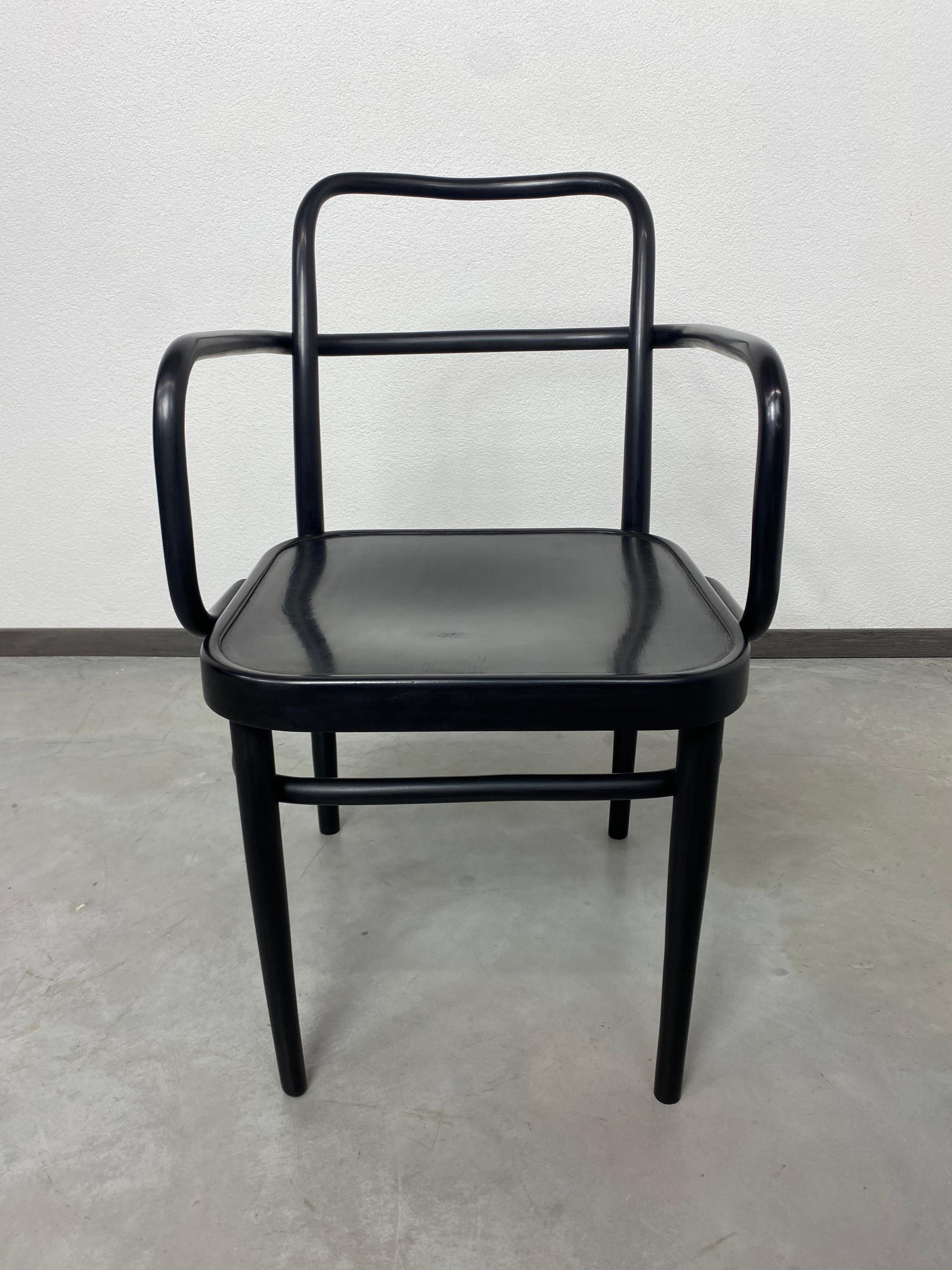 Mid-20th Century Art deco armchairs no.A 64F by Adolf Gustav Schneck for Thonet Mundus For Sale