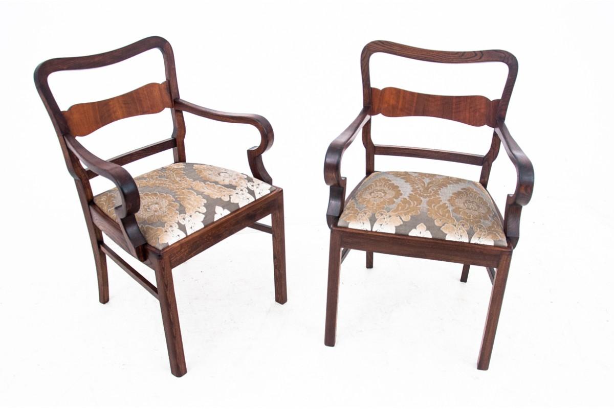 Art Deco Armchairs, Poland, 1940s, After Renovation For Sale 4