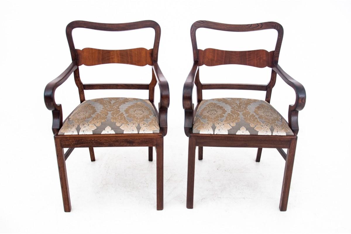 Art Deco Armchairs, Poland, 1940s, After Renovation For Sale 3