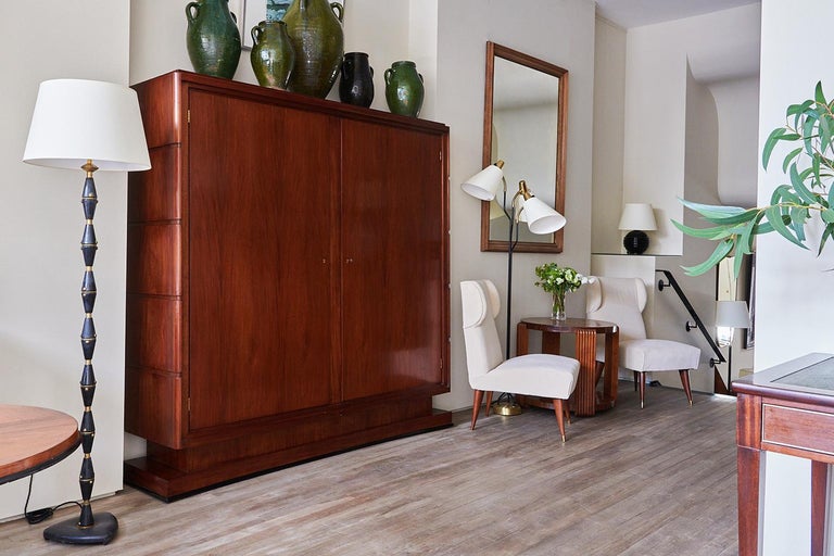 Art Deco Armoire 'or Bookcase' by Jean Rousseau and Pierre Lardin at 1stDibs armoire rousseau