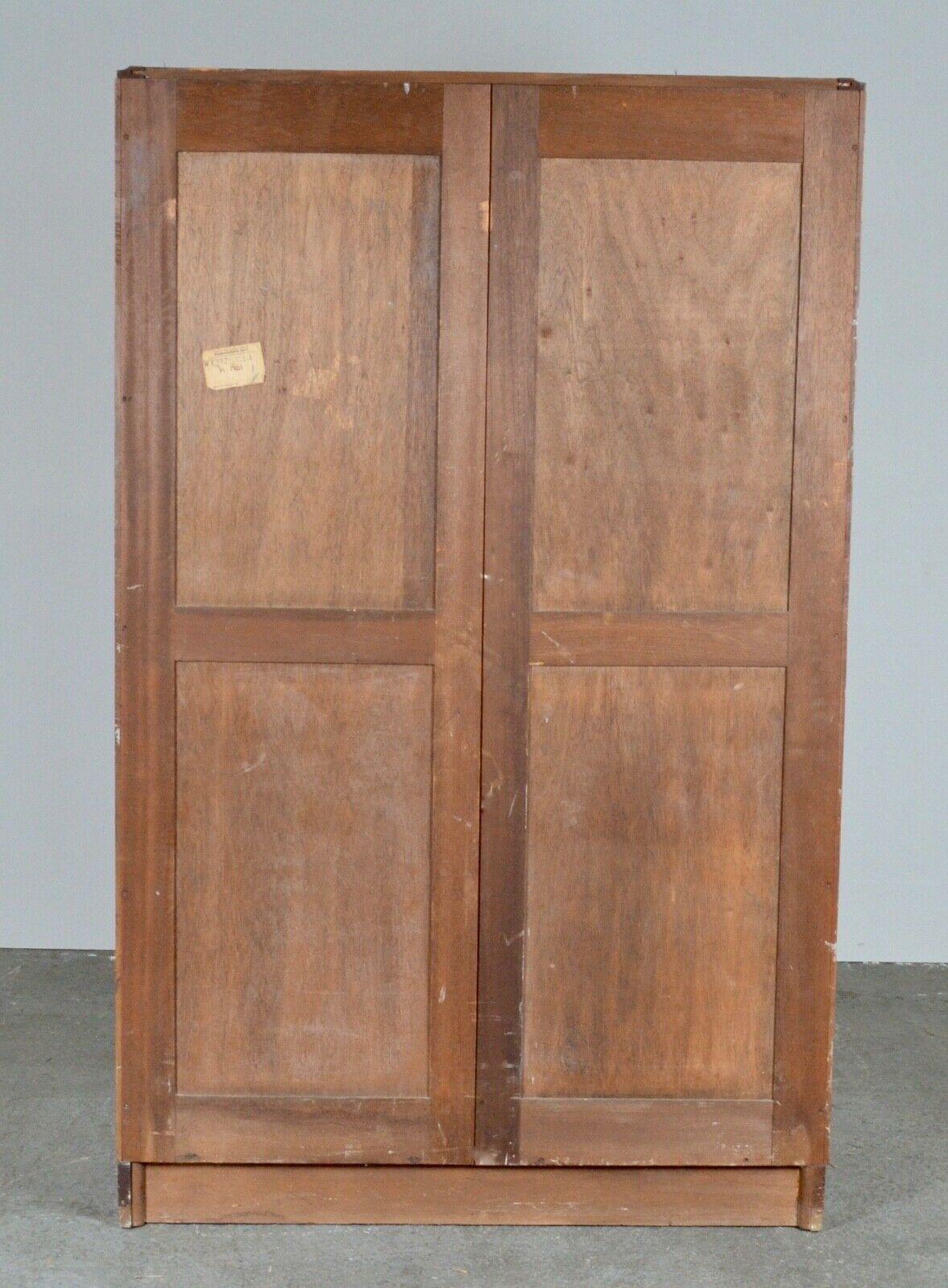 Art Deco Army & Navy Ltd Stamped 20/3/50 Maple Wardrobe Suite/ Chest Available 3