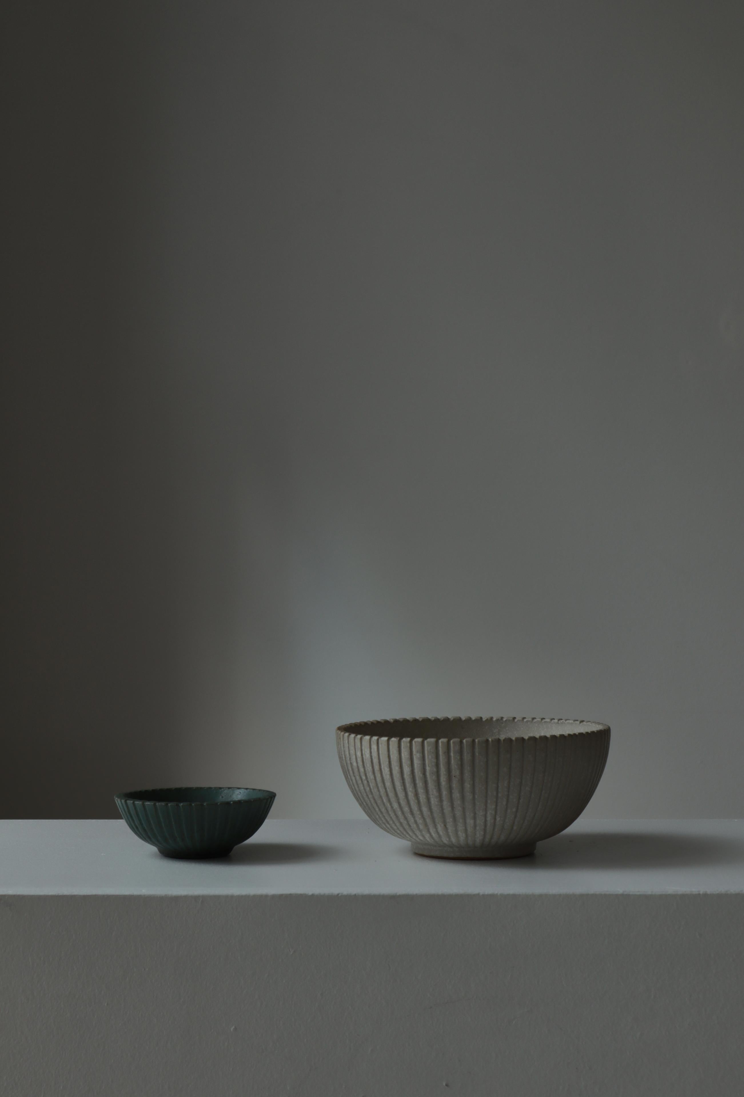 Bol en grès fait main Art déco Arne Bang 