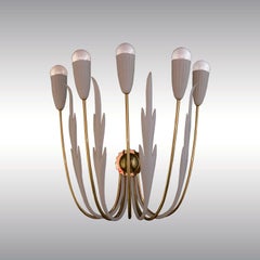 Art Deco, Art Nouveau Brass Sconce - new edition
